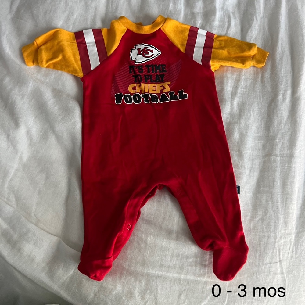 Gerber Kansas City Chief Footie One Piece